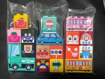 호빵맨 블록 3종 세트