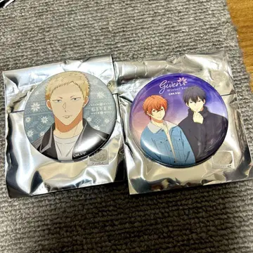 기븐 노이타미나 카페 마후유 릿카 아키히코 세트 캔뱃지