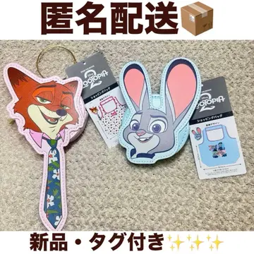 시마무라 주토피아2 파우치 포함 쇼핑백 닉 주디 세트