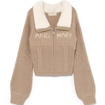 메리 로고 집업 탑스 앤메리