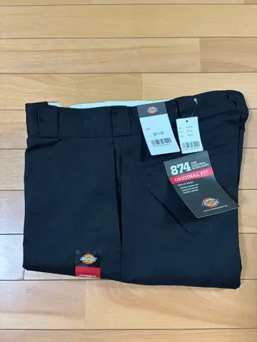 미사용 새상품 Dickies 874 블랙 34-32