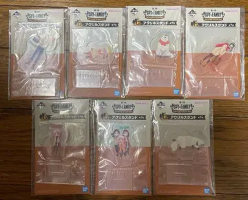 제일복권 스파이 패밀리 G상 아크릴 스탠드 7종 컴플리트