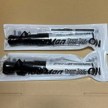 Snow Man Dome Tour 2025-2026 ON 응원봉 2개