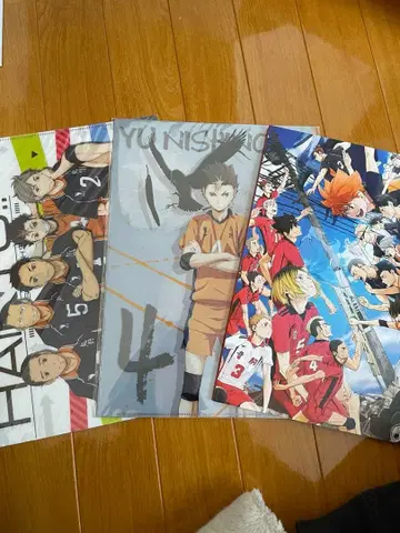 하이큐!! 영화 팜플렛 클리어 파일 2장 세트