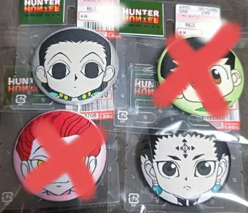 HUNTER x HUNTER 캔뱃지 2개 세트 이르미 클로로 시마무라