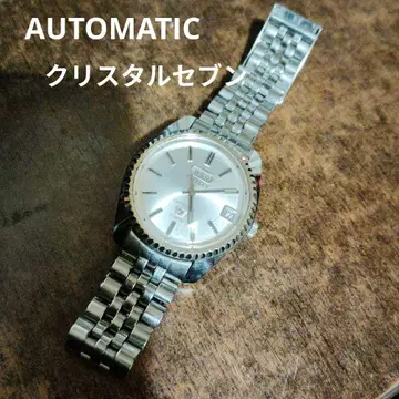 자동 와인딩 CITIZEN 크리스탈 세븐 완전 가동 새상품급