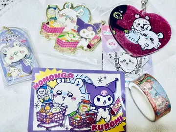 모몽가 세트 핀즈 포인트 카드 키링 참