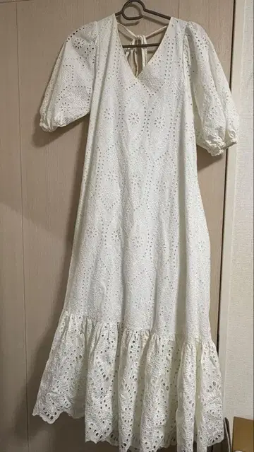 eimy istoire 레이스 롱 원피스 화이트