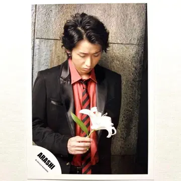 아라시 오노 사토시 공식 사진 백합꽃