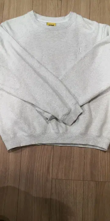 harlaut apparel 그레이 크루넥 트레이닝복 XL 사이즈