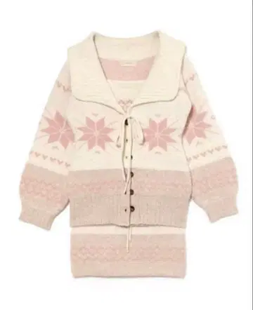 하트 노르딕 가디건 세트 업 앤드메리