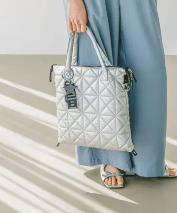 BAYFLOW 참 포함 3WAY 퀼트 토트