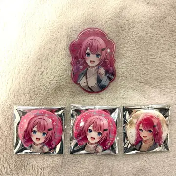 니지산지 twinkle gifts 캔뱃지 클리어 스티커 쿠라모치 메루토