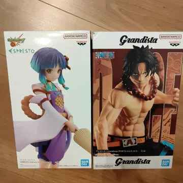 미개봉 새상품 원피스 Grandista 에이스 몬스터 피규어 2체 세트
