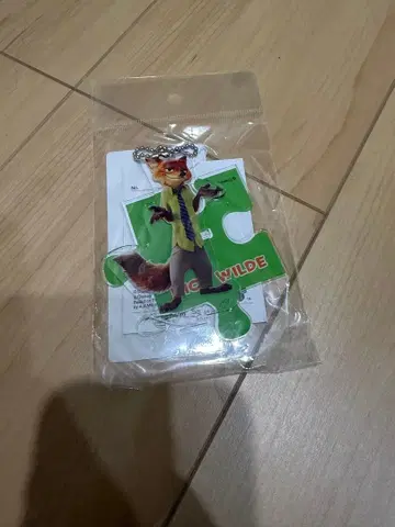 주토피아 닉 아크릴 스탠드 키링