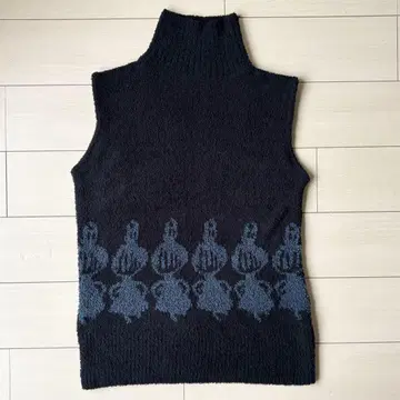 새상품급 23AW a part of me 샤기 니트 롱 베스트 Y's