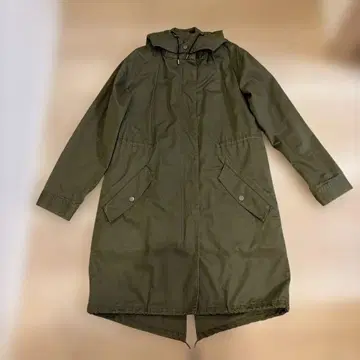 콩트와르 데코토니에 후드 부착 모즈 코트