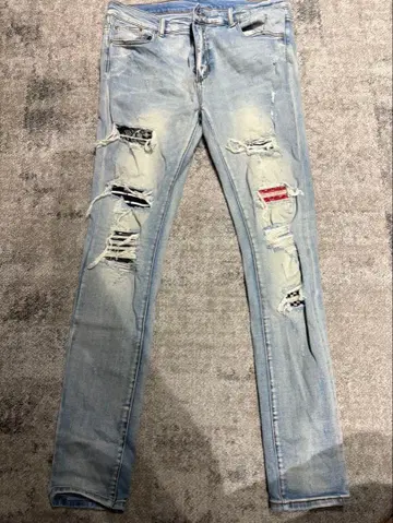 mnml 데미지 데님 청바지 36