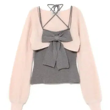 bubbles 리본 니트 앙상블