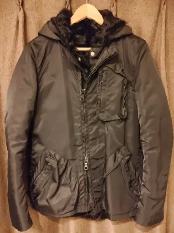 ripvanwinkle 그레이트 트윌 2way 무스탕 블루종