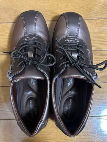 MOONSTAR 브라운 스니커즈 23.5