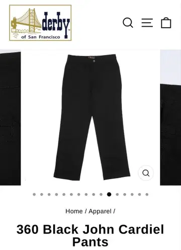 미사용 새상품 더비 오브 샌프란시스코 프리스코 팬츠