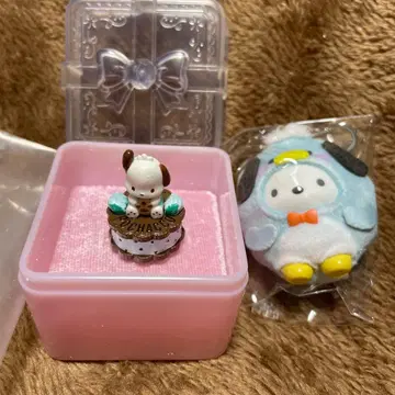 산리오 스위츠 액세서리 반지 치비토모 미즈노 이키모노 포차코 2점