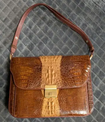 크로커다일 핸드백 리메이크 미사용 새상품