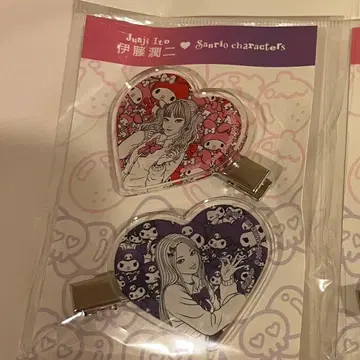 이토 준지 산리오 갸루 토미에 아크릴 헤어 클립 토미에