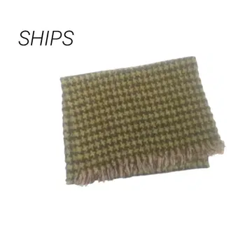 SHIPS 프랑스제 프린지 달린 머플러 모헤어 혼방