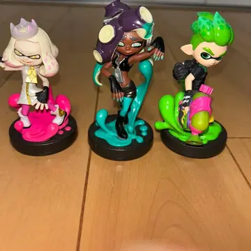 amiibo 히메 이이다 네온 그린 보이 스프라툰