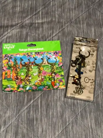 도쿄 디즈니랜드 부활절 2014 키체인 35주년 키체인