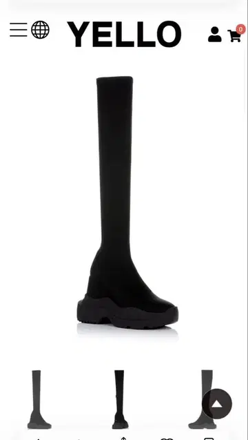 TOKYO BLACK DOUBLE SNEAKER LONG BOOTS