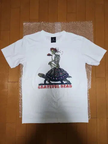 GRATEFUL DEAD 스켈레톤 캐릭터 T셔츠 L사이즈