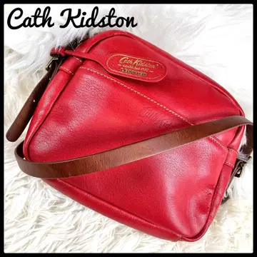 Cath Kidston 가죽 컴팩트 숄더백 레드