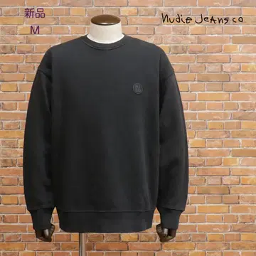 [ 새상품 M 사이즈 ] Nudie Jeans 빅 실루엣 속기모 맨투맨