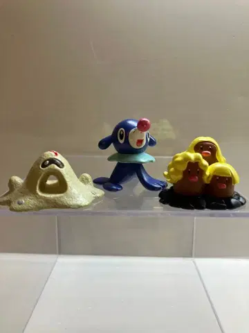 포켓몬 피규어 3개 세트 스나바 아시마리 알로라 딱구리