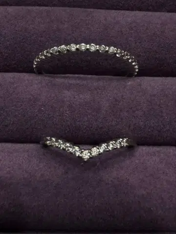 BLOOM 실버 반지 2개 세트