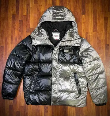 TOMMY JEANS 다운 자켓 / 블랙 실버 연말 세일!