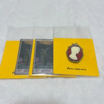 Mrs. GREEN APPLE 바벨탑 핀 배지 스티커 3종 세트