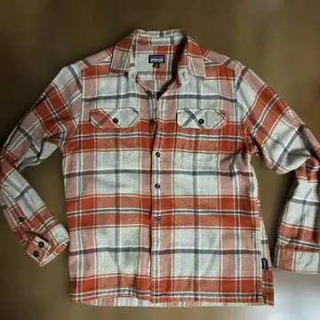 patagonia 오가닉 코튼 체크 플란넬 셔츠 S