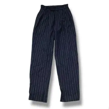 미라 오웬 울 블렌드 테이퍼드 팬츠(0) 스트라이프 오피스 기모