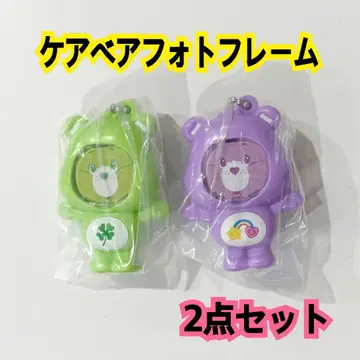 케어베어 사진 프레임 마스코트 2개 세트 미개봉 새상품
