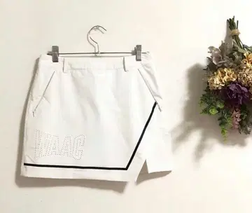 WAAC 로고 스커트 화이트