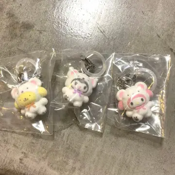 산리오 포근포근 스노우 표시 액세서리 3개 세트