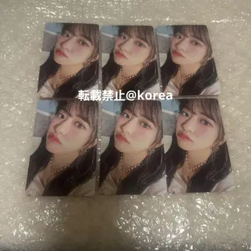 IVE 유진 트레이딩 카드 6장 세트 솔로반 봉입 트레이딩 카드