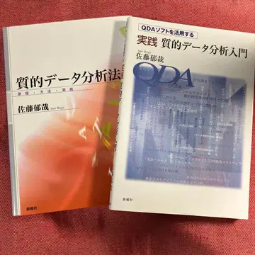 2권 세트 질적 데이터 분석법 실천 질적 데이터 분석 입문 사토 이쿠야