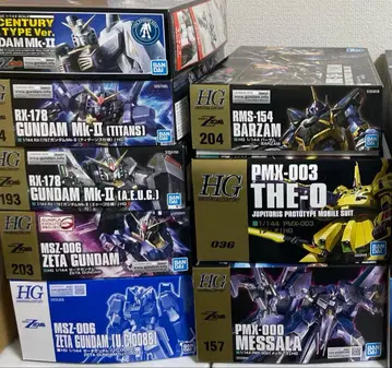 건담 프라모델 묶음 판매 [ 기동전사 Z 건담 HG 8체 세트 ]