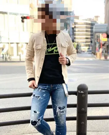 DayGLORY 베이지 데님 자켓