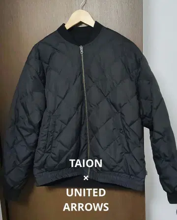 TAION x UNITED ARROWS 블랙 MA-1 자켓